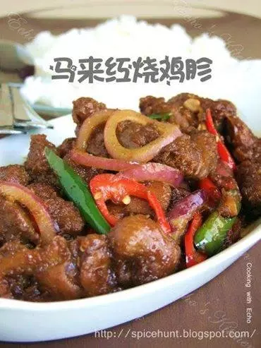 妈妈私房菜**马来红烧鸡胗 （Pedal Ayam Masak Kicap） **