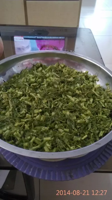 蒸茴香苗（絕對無油無澱粉）~減肥最佳