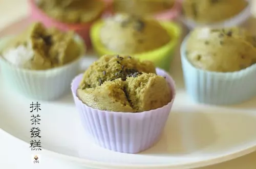 抹茶發糕（Matcha Steamed Cupcake s）