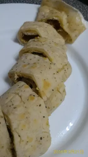 手工肉松蛋饼