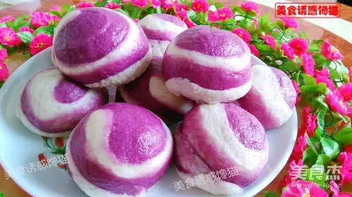 螺纹紫薯花生包