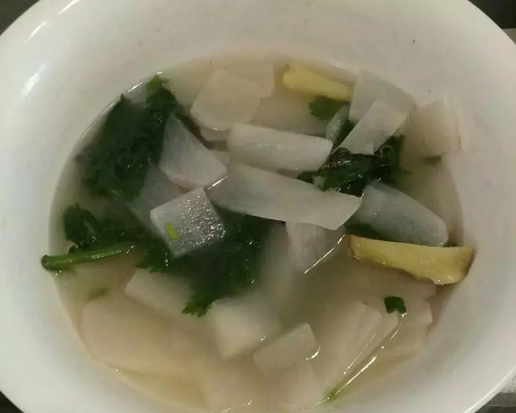 蘿蔔芹菜葉子湯