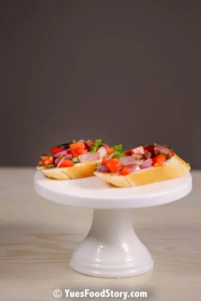 意式番茄羅勒沙拉 Bruschetta 夏日減脂餐