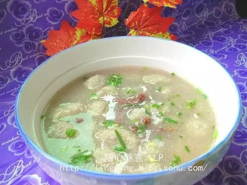 牛肉豆渣芋泥丸汤