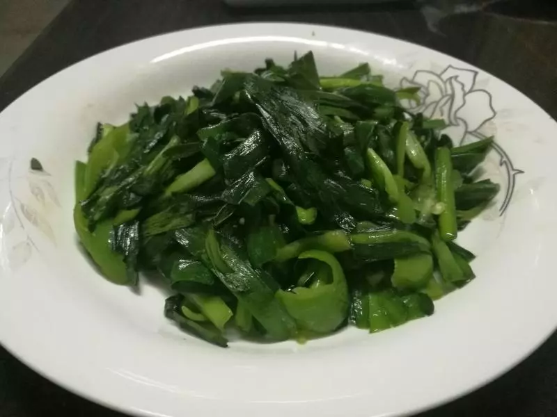 韭菜炒青椒