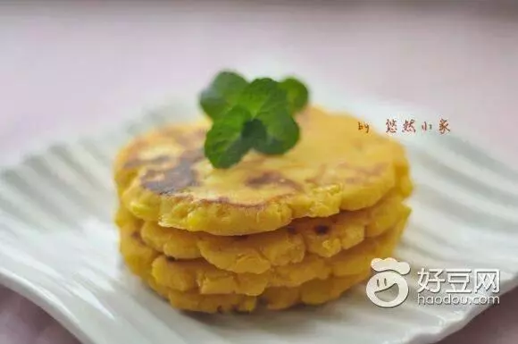 玉米面鸡蛋小饼