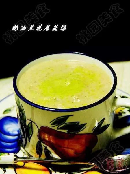 蘭花奶油蘑菇湯