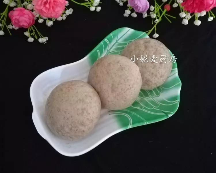 黑豆豆渣【饅頭】