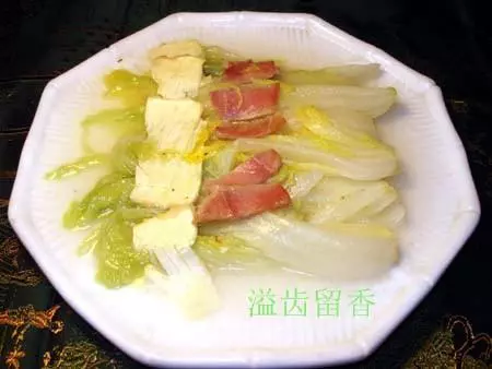 清蒸笋肉娃娃菜