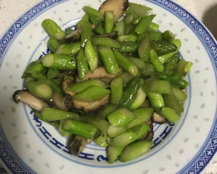 蘆筍炒香菇