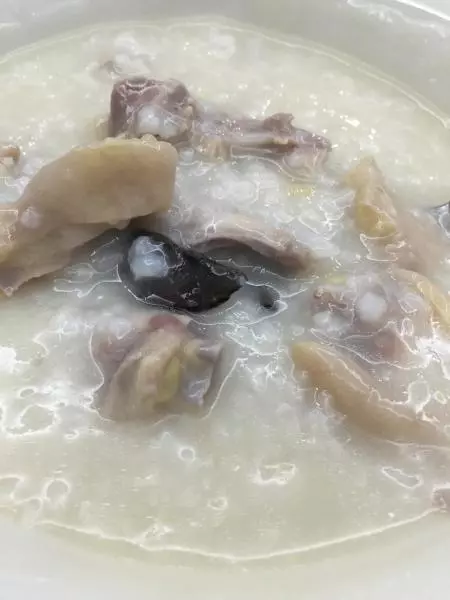 黑松露滑鸡粥