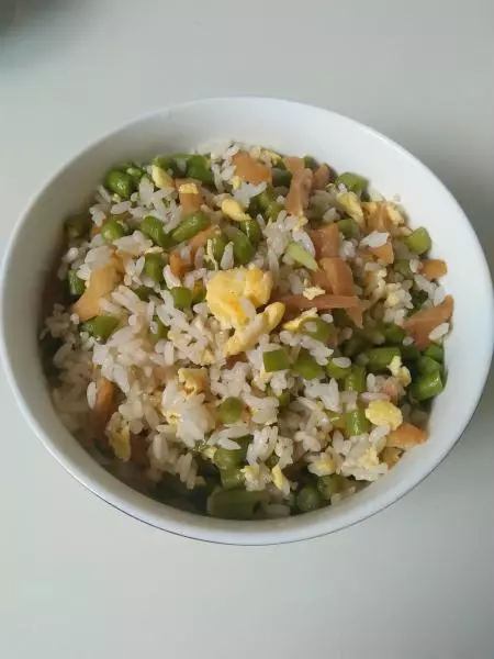 豆角蘿蔔乾炒飯