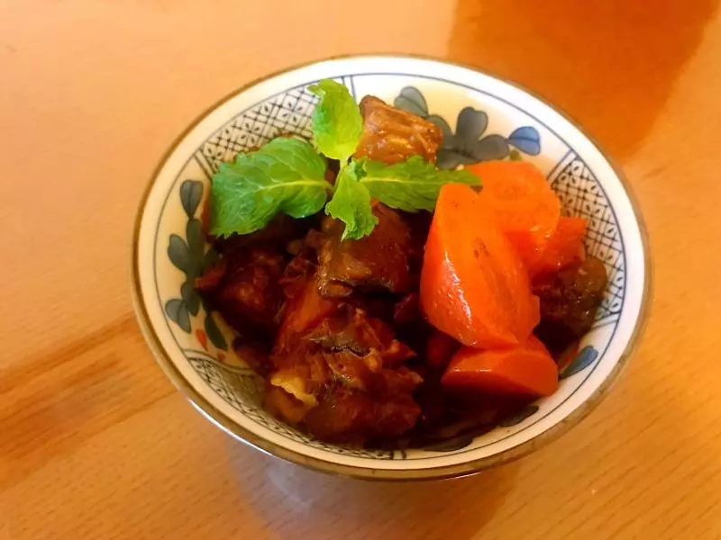 胡萝卜红烧牛肉（电压力锅版）