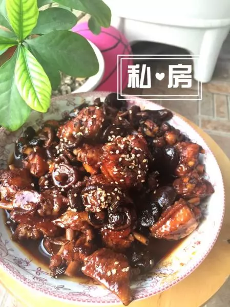 小香菇可乐鸡翅