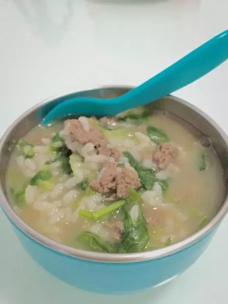 辅食：猪肝牛肉杂蔬粥