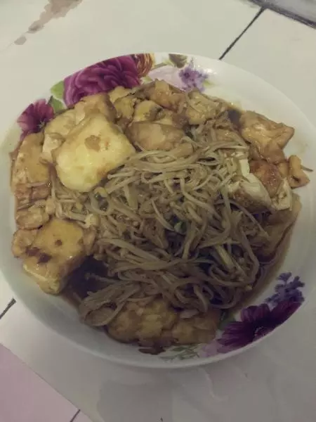 #深夜食堂--金针菇溜豆腐