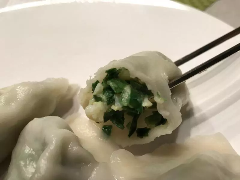 韭菜虾仁饺子