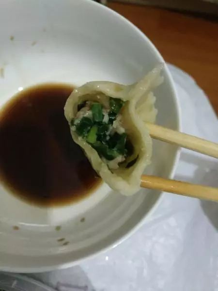 韭菜肉水饺