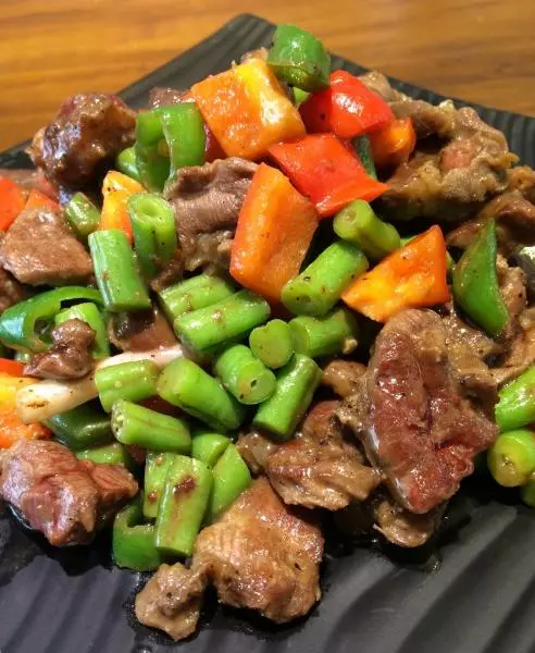 四季豆牛肉粒