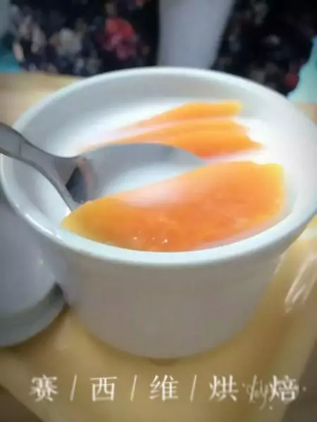 分享木瓜奶冻的制作方法