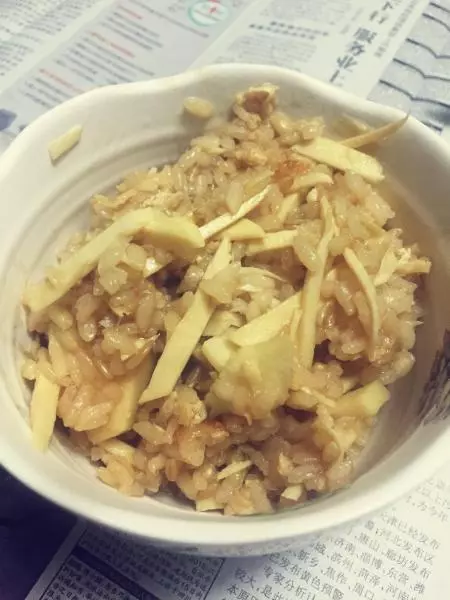 冬筍燉飯