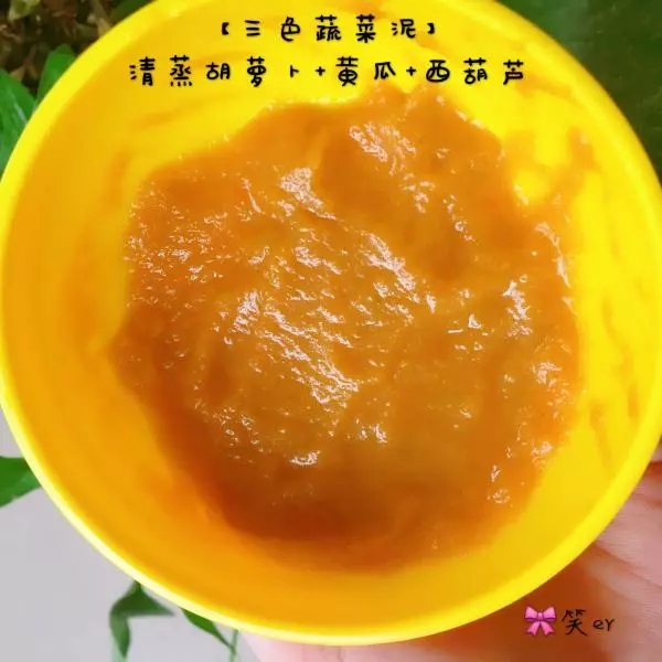 #?笑er嬰兒輔食】——三色蔬菜泥