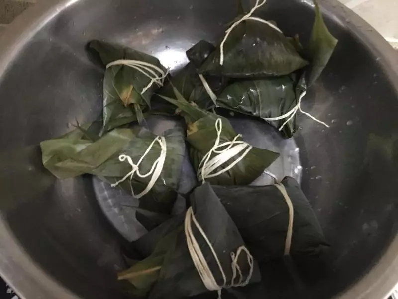 金丝小枣蜜豆粽子