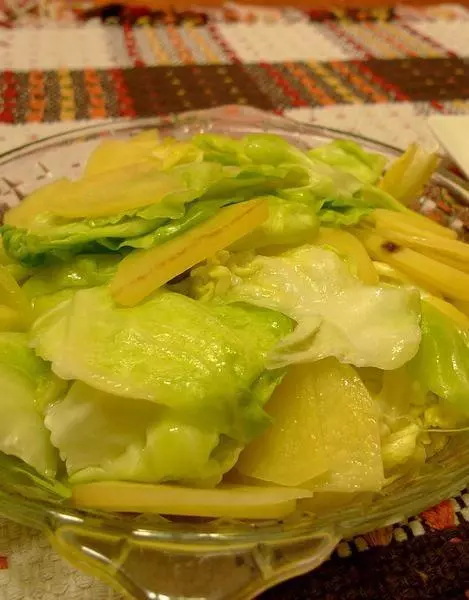 土豆捲心菜