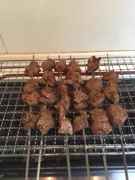 家庭版电烤羊肉串