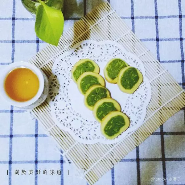 抹茶杏仁饼干