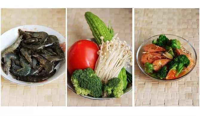 董太的私房菜--蔬菜虾