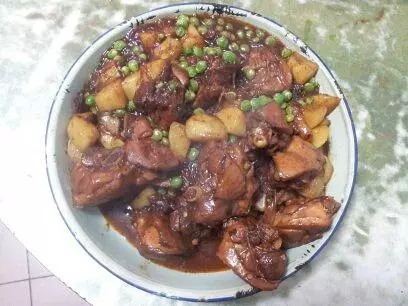 青豆土豆烧鸡翅