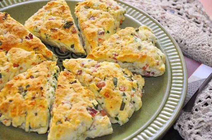 培根芝士司康Bacon Cheese Scones