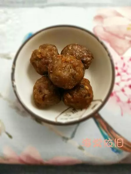 炸莲藕肉丸