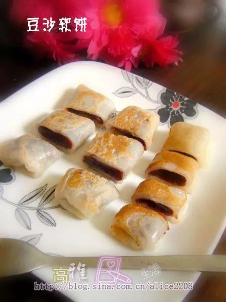 豆沙软饼