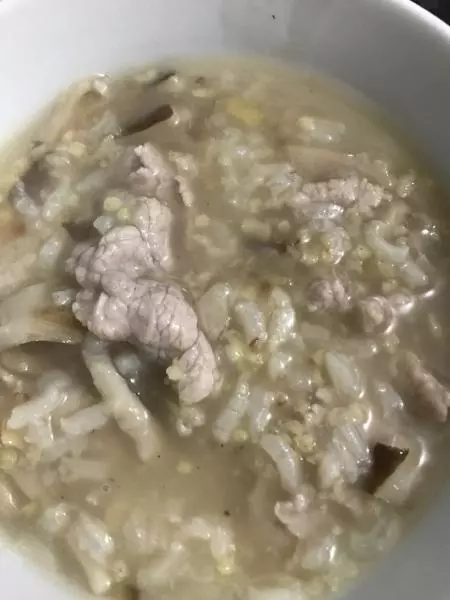 宝宝 虾皮鲜肉粥