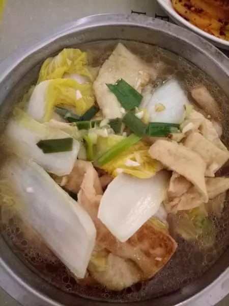 白菜豆腐湯