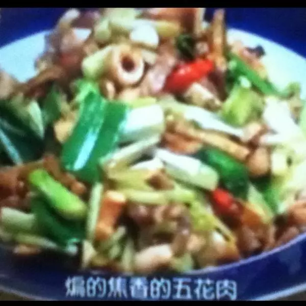 豆乾炒五花肉