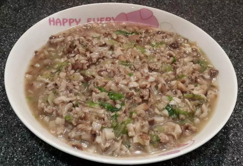 香菇生菜肉沫