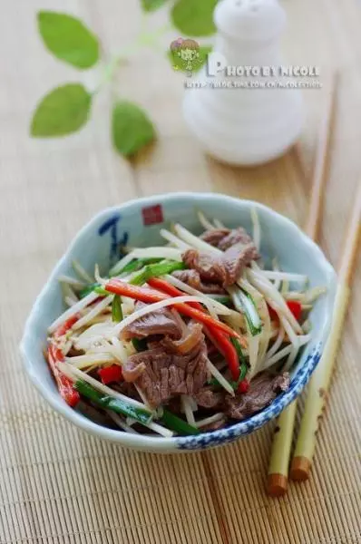 銀針牛肉片