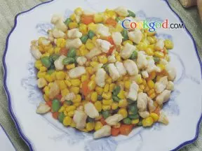 豌豆烩玉米