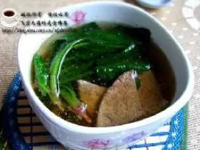 菠菜豬肝湯