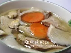 豬肝蛤蜊湯
