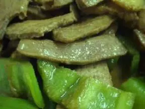 青椒炒猪肝