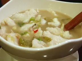 比目魚蔬菜湯