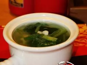 土豆小白菜湯