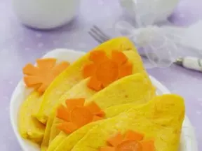 胡萝卜玉米蛋饼