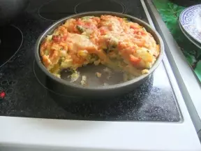 鸡肉蔬菜蛋饼(Frittata)