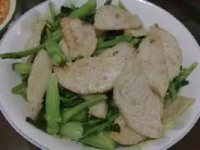 肉餅炒青菜