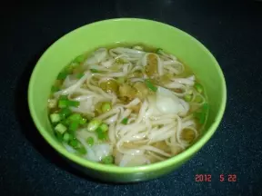 新吃法:麥面煮餛飩